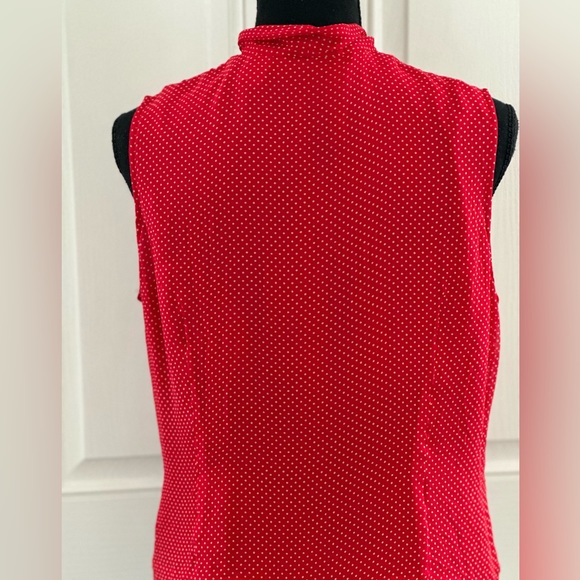 New York City Design Co. Candy Apple Red with White Pin Dots, L - Picture 4 of 6